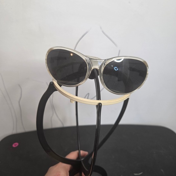 Arnette Hot Cakes Clear Wrap Sunglasses Vintage Italy Grey‎ Lens Sporty Retro main image 5